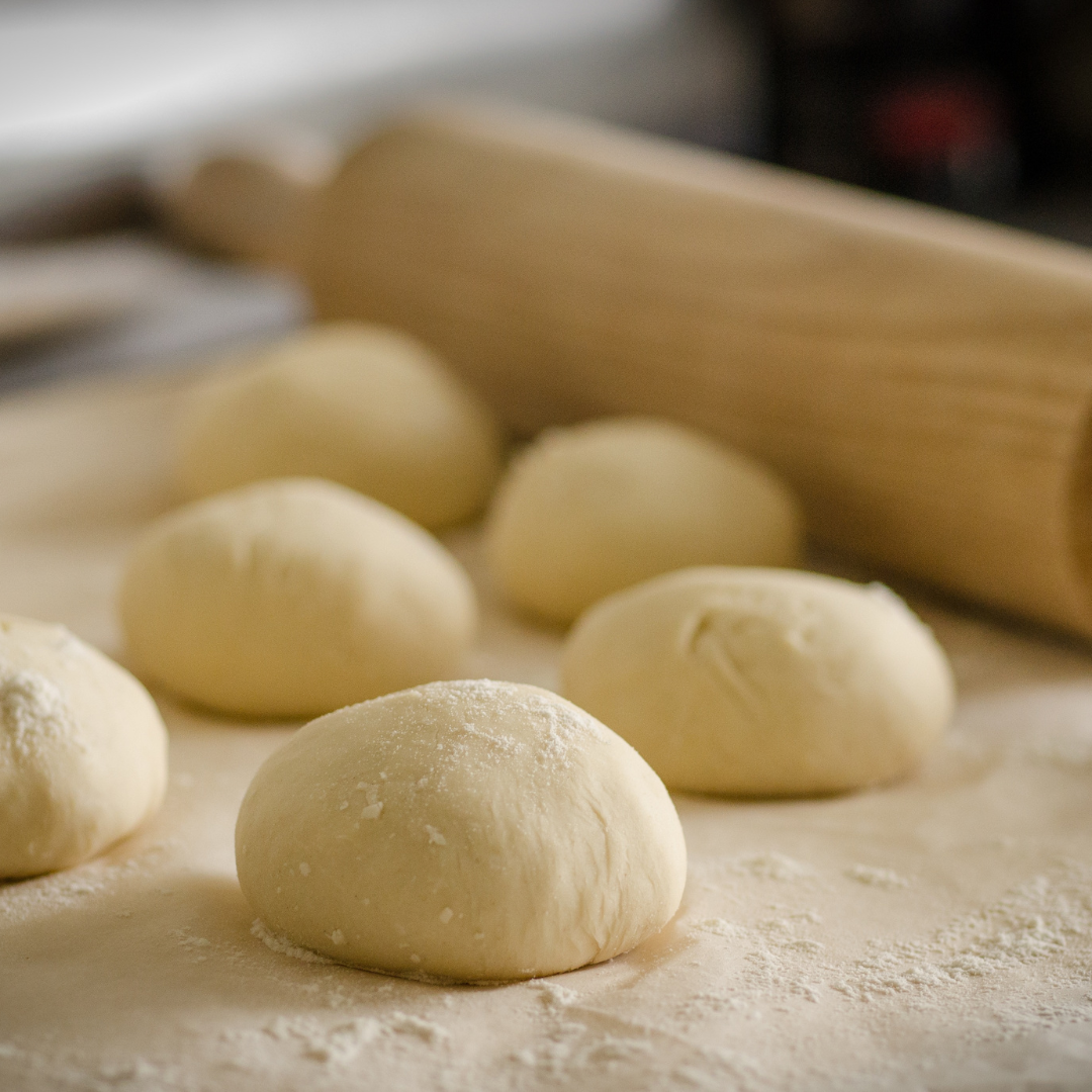 raw dough buns